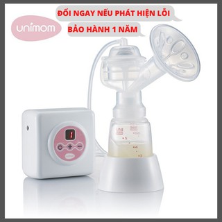 Máy hút sữa điện đơn unimom có matxa silicone allegro / um880106