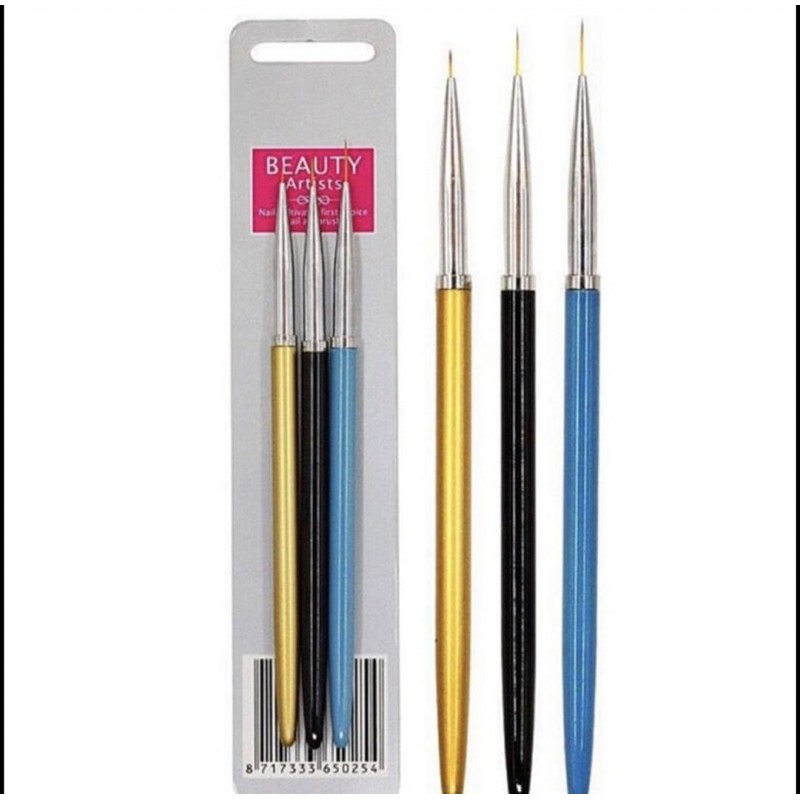 set cọ kim cọ nét 3 cây