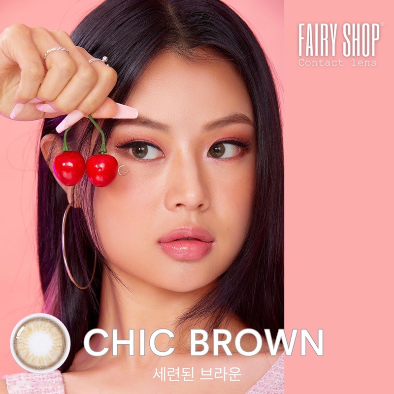 Kính Áp Tròng Russian Brown Snowflake 14.0mm - FAIRY SHOP CONTACT LENS  độ 0 đến 6