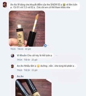 KEM CHE KHUYẾT ĐIỂM THE SAEM