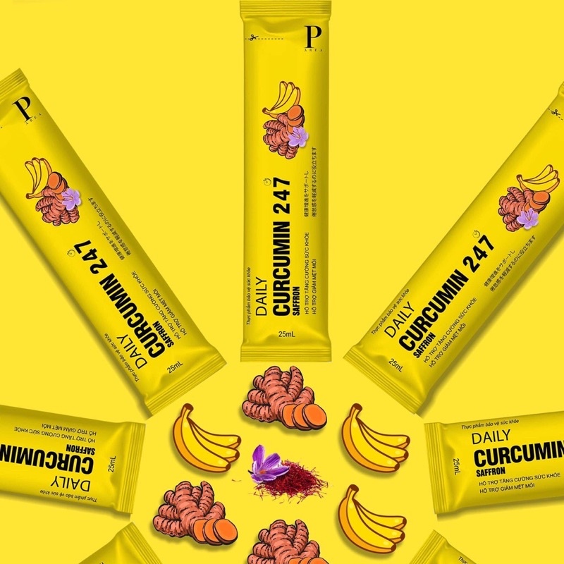 Thạch Nghệ Saffron Vị Chuối 247 Nano Japan