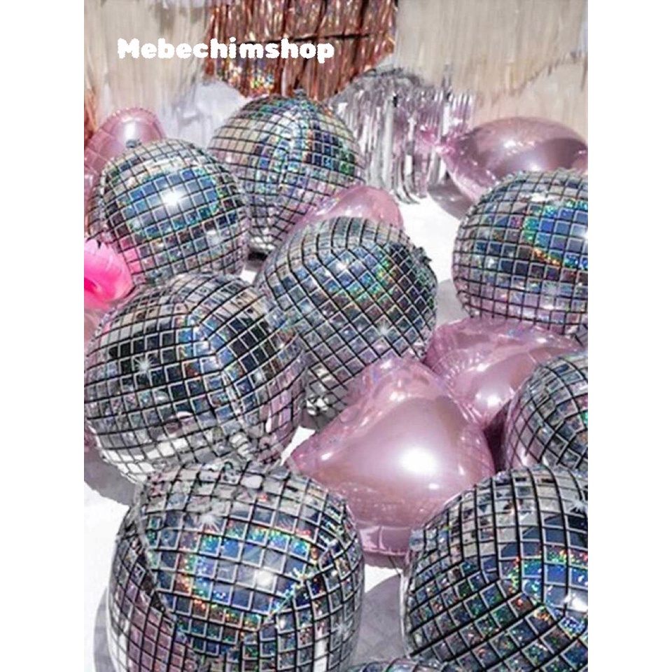 Bóng Bay 4D 24 Inch Disco 55cm Trang Trí Sinh Nhật Sự Kiện MH011