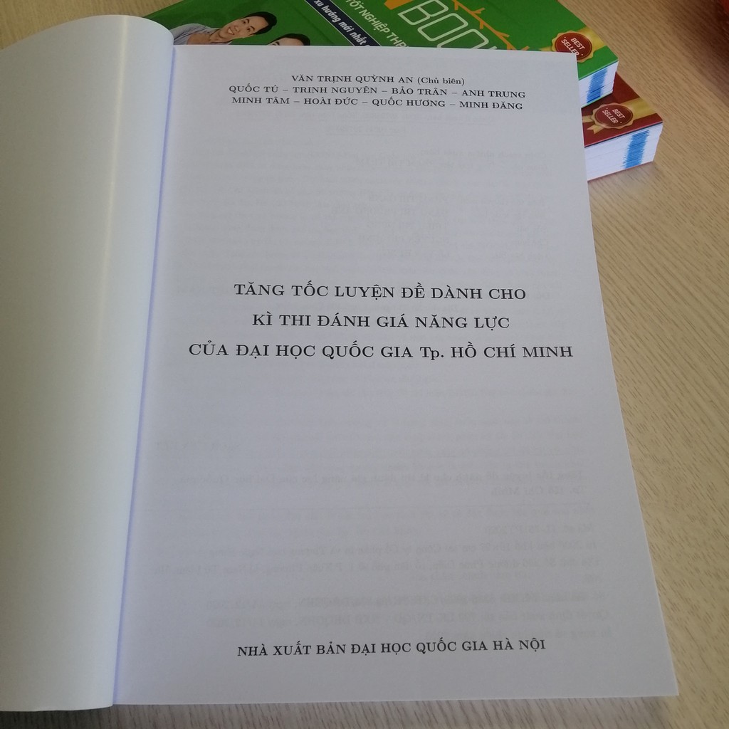 Sách-TĂNGTỐC LUYỆN ĐỀ dành cho kì thi Đánh giá năng lực của Đại Học Quốc gia TP.HCM