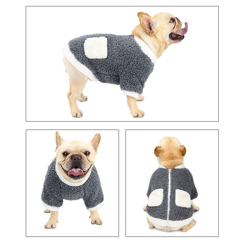 YNATURAL Áo Liền Quần Bằng Lông Cừu Cỡ Nhỏ Giữ Ấm Mùa Thu Đông Cho Cún Cưng