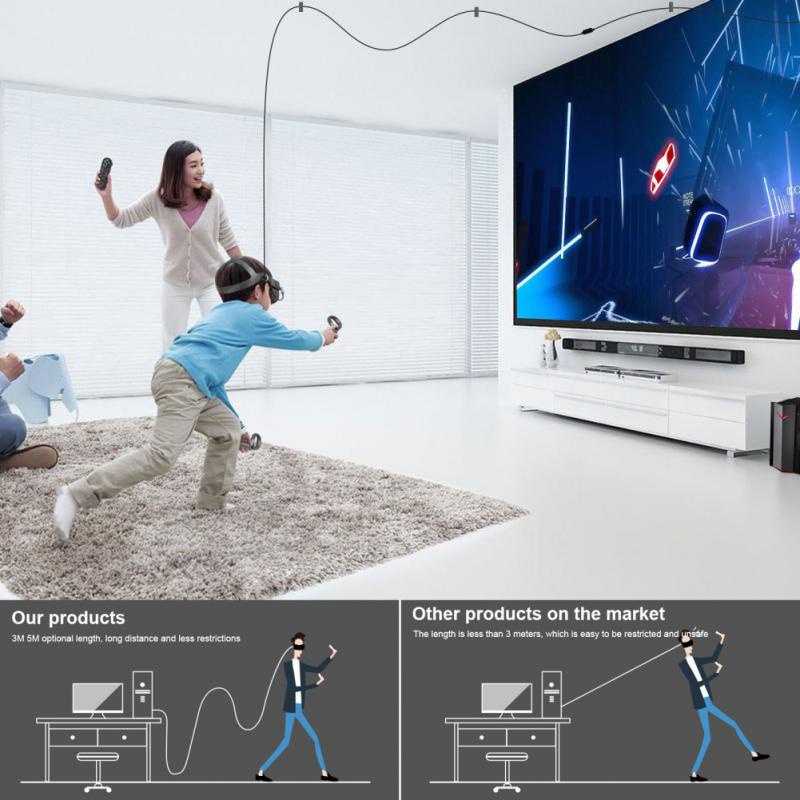 Dây Cáp Sạc Nhanh 5m Cho oculus quest 1 2 usb 3.0 oculus quest 2 vr usb type a Sang c vr