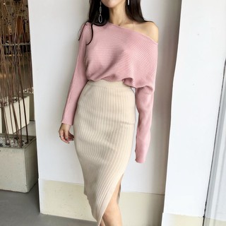 Áo dệt kim trễ vai Thái Lan cực chất