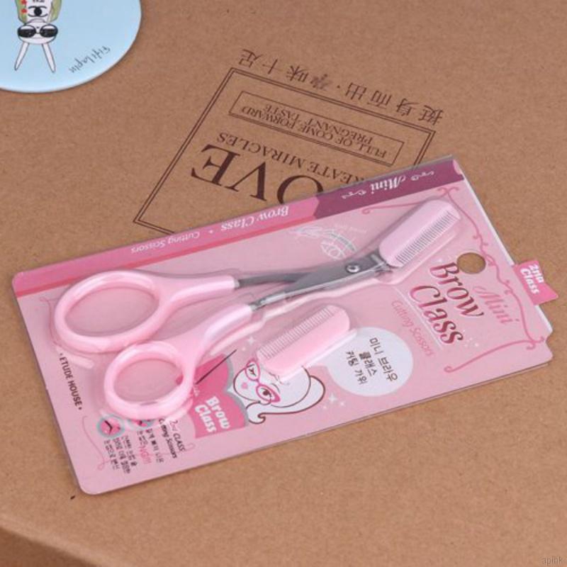 Kéo tỉa lông mày có lược chải chất lượng cao