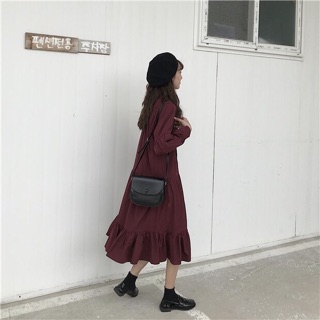 Đầm babydoll xếp tầng