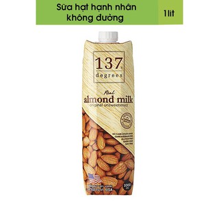 Sữa hạt hạnh nhân không đường 1000ml