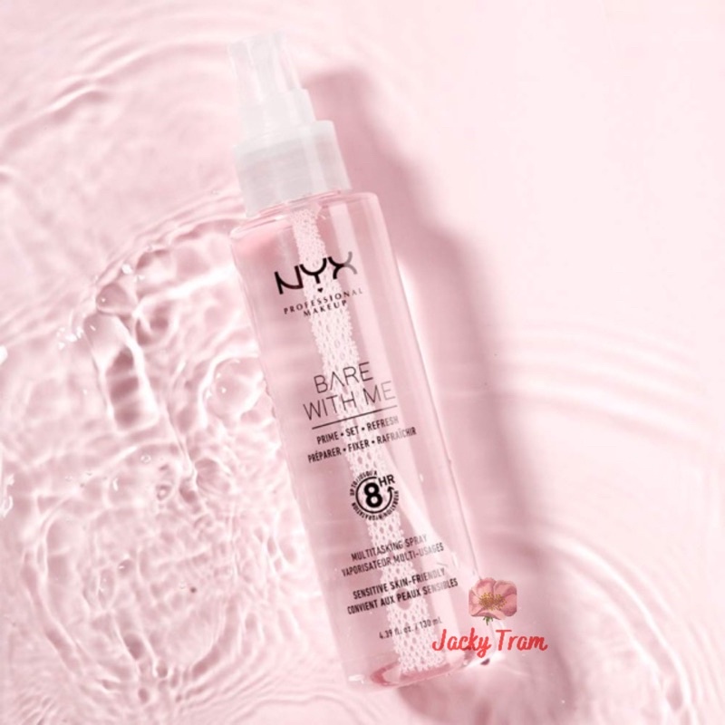 [ New ] Xịt khoáng giữ ẩm và khoá lớp trang điểm NYX Bare with me 130ml | BigBuy360 - bigbuy360.vn