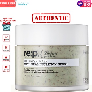 Mặt nạ rep đất sét hương thảo se khít lỗ chân lông bio fresh mask with real nutrition herbs 130g