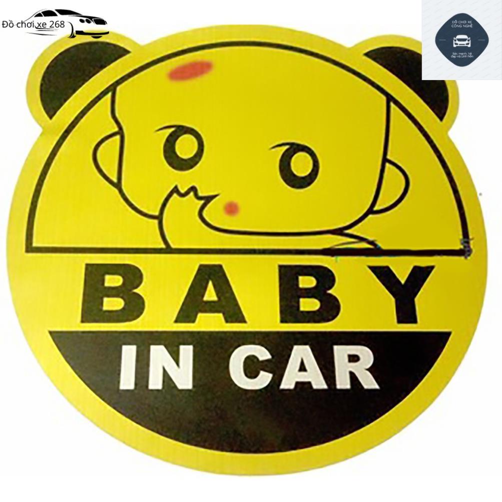 Tem Baby in Car dán đuôi cho xe ô tô, nhiều mẫu đáng yêu để lựa chọn | BigBuy360 - bigbuy360.vn