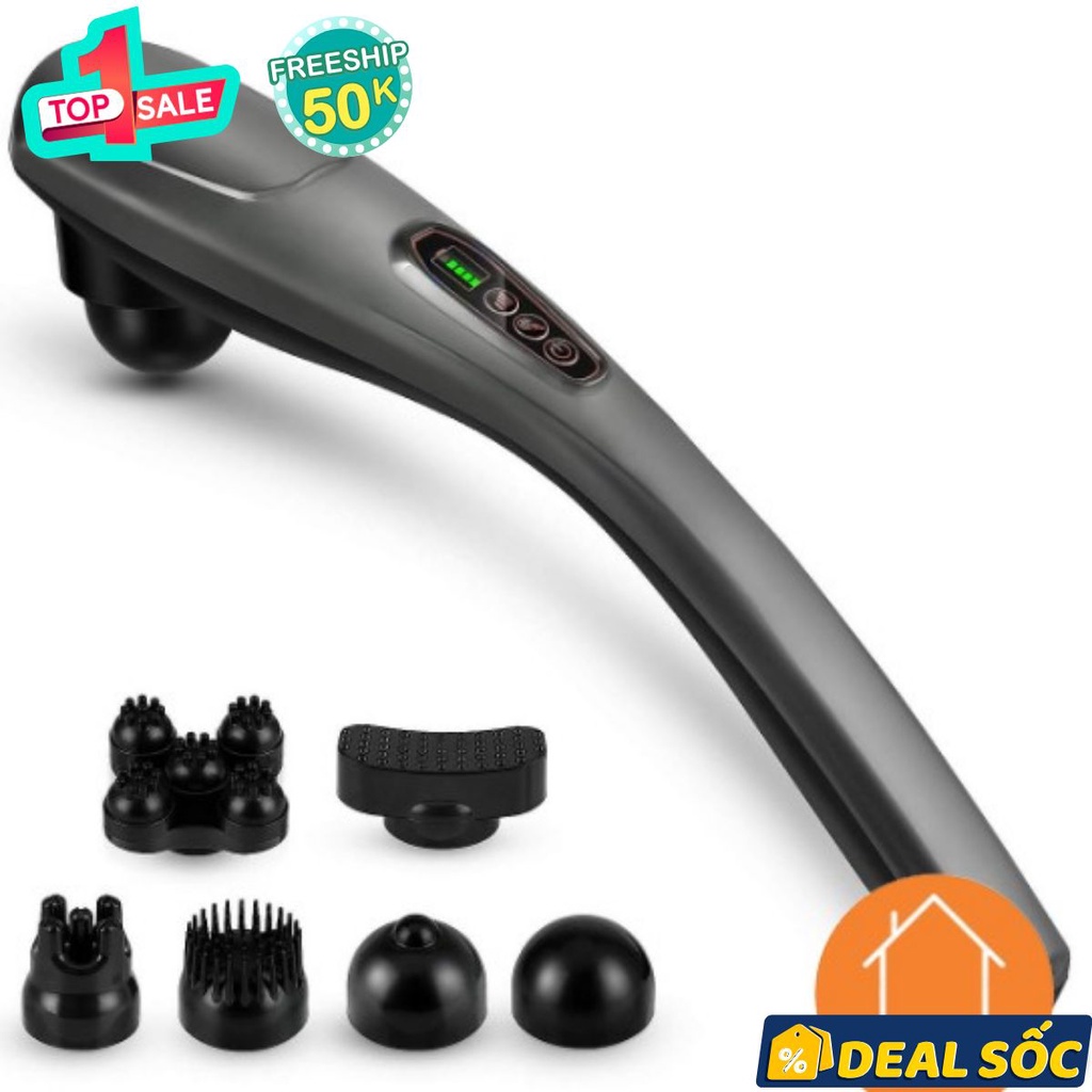 Máy Mát Xa Đấm Lưng Toàn Thân - Giảm Đau Cơ, Cứng Khớp - Máy Massage Cầm Tay Đa Năng Cao Cấp Hàng Chính Hãng