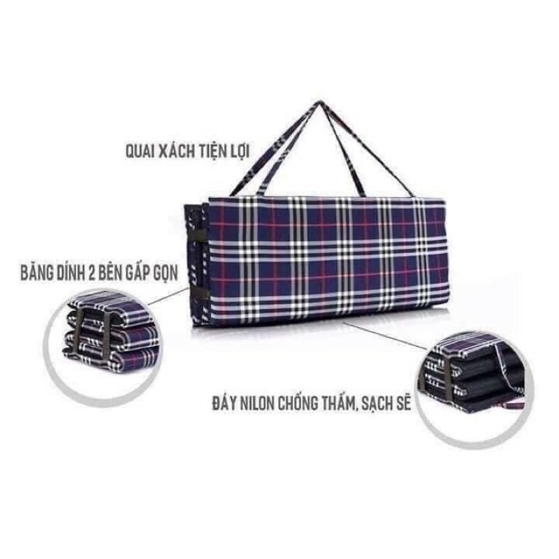 Đệm Gấp Gọn Siêu tiện lợi. Chống ẩm tốt