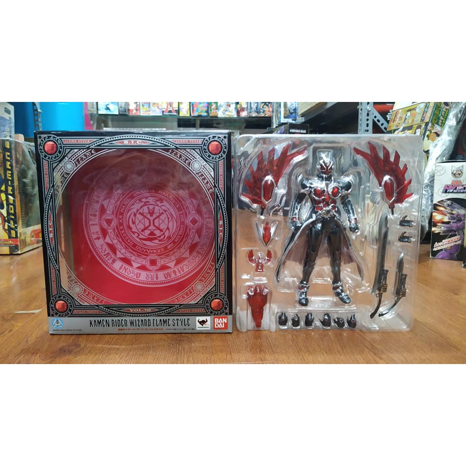 MÔ HÌNH CHÍNH HÃNG SIC KAMEN RIDER WIZARD FLAME STYLE 2ND