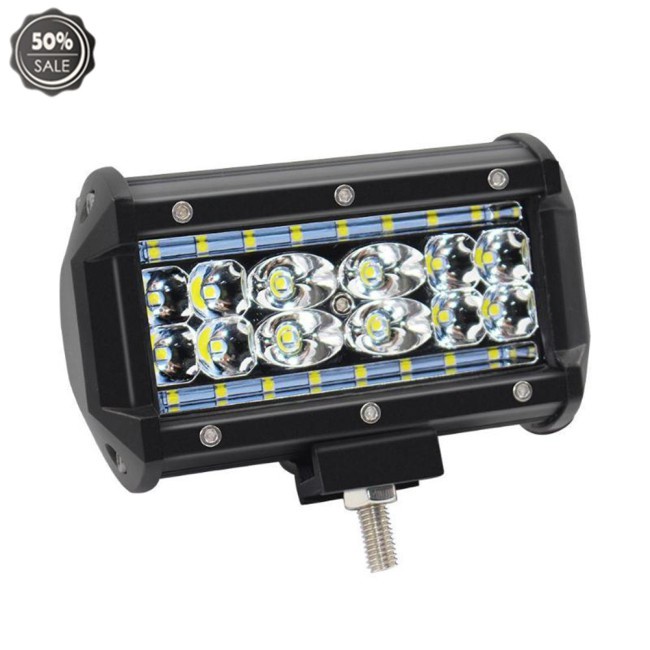 COD 5 Inch 84W 12000LM 6000K LED Offroad Work Light Waterproof 4 Rows LED Light Bar for Off-Road Car Boat