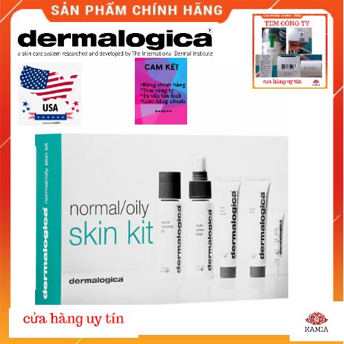 [Hàng cty] Bộ dưỡng da dermalogica cho da thường đến dầu Normal/Oily Skin Kit