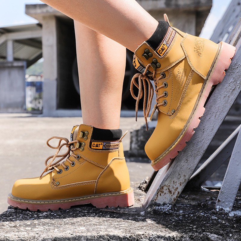 Giày Boot Mềm Mại Màu Trơn In Hình Sâu Bướm Thời Trang Cho Nam