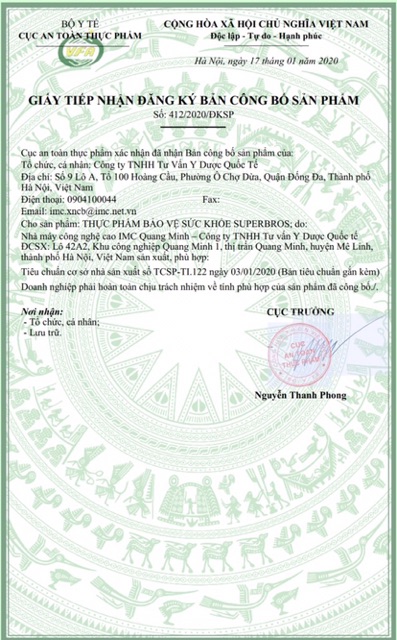 SuperBros - Bổ sung lợi khuẩn, thải độc ruột, cân bằng hệ vi sinh, tăng cường chức năng tiêu hoá | Thế Giới Skin Care