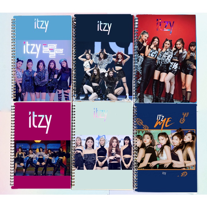 Sổ lò xo GOT7 ITZY MAMAMOO RED VELVET SLI48 sổ idol kpop 60 trang 17x25cm