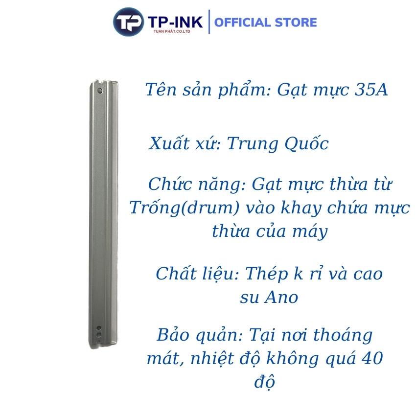 Gạt thải mực 35A , gạt mực 35A dùng cho máy 1005, 1006, hộp mực đa năng