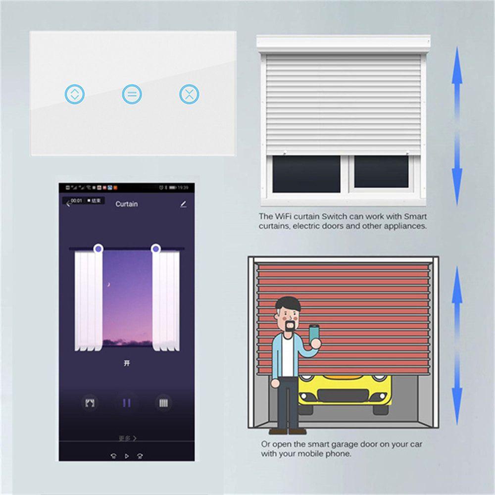 Công Tắc Rèm Cửa Thông Minh Điều Khiển Bằng Ứng Dụng Ứng Dụng
