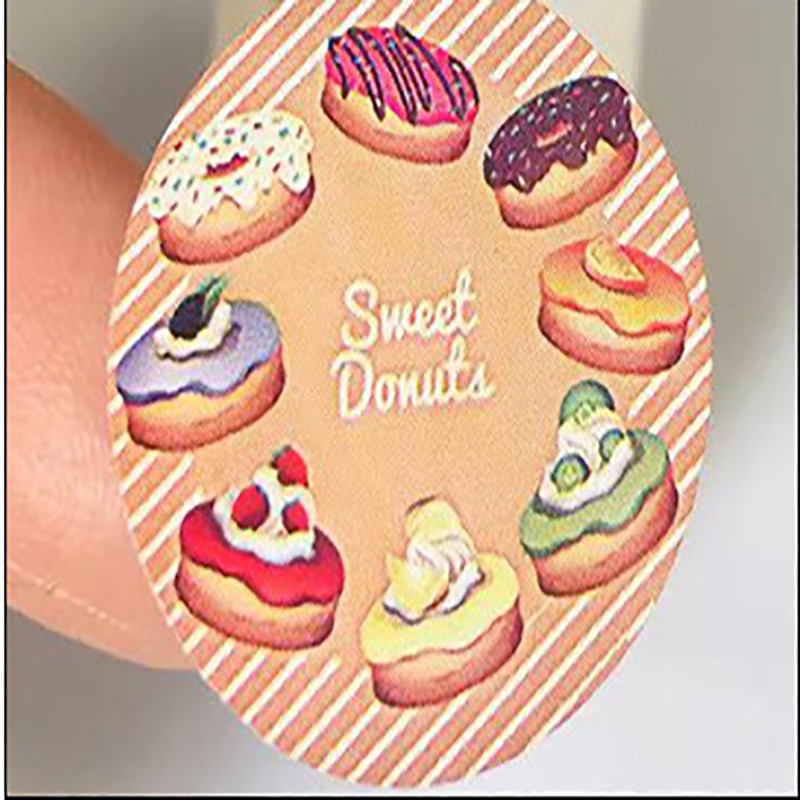 Set 500 Nhãn Dán Trang Trí Túi Quà Họa Tiết Halloween Độc Đáo