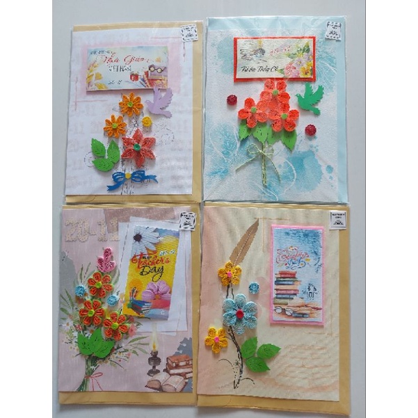 Thiệp chúc handmade ngày nhà giáo VN 20.11