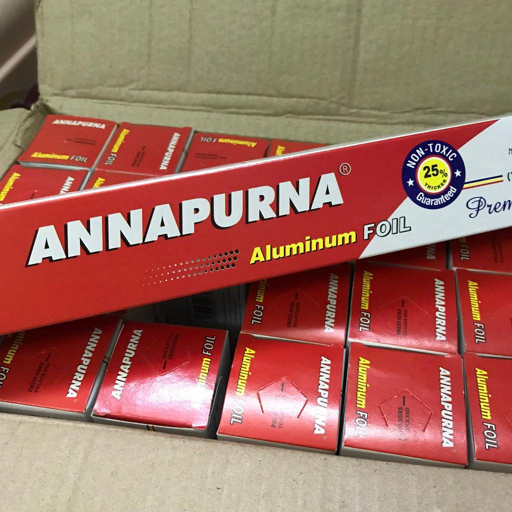 Màng Nhôm Bọc Nướng Thức Ăn ANNAPURNA 30cm x 5 M, Sản Xuất Bởi Công Ty Đông Dương Sài Gòn