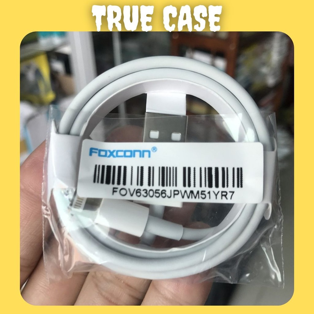 Dây Cáp Sạc Lightning foxconn Cho Điện Thoại Pin Dự Phòng Tai nghe Bluetooth i12 true case