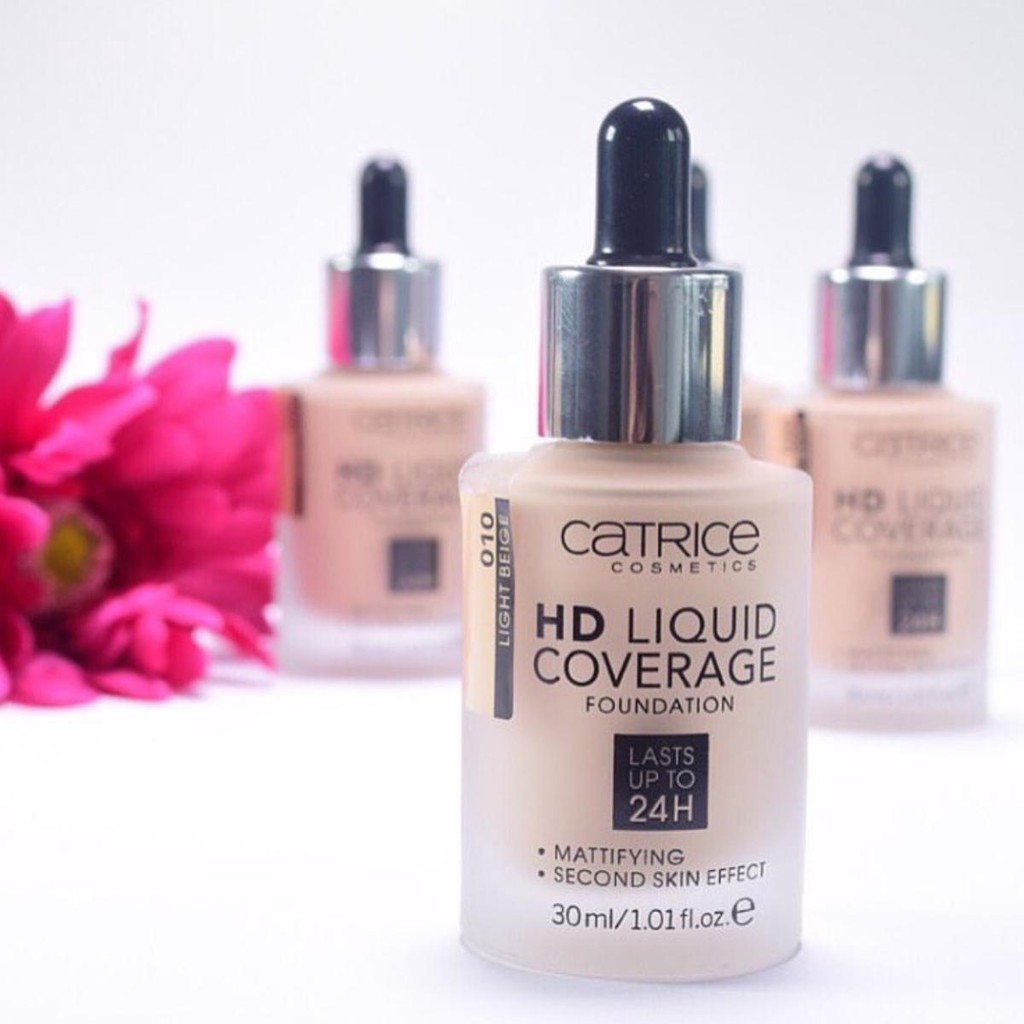 Kem nền chống nắng CATRICE HD Liquid Coverage Foudation Lasts Up To 24H KUN040