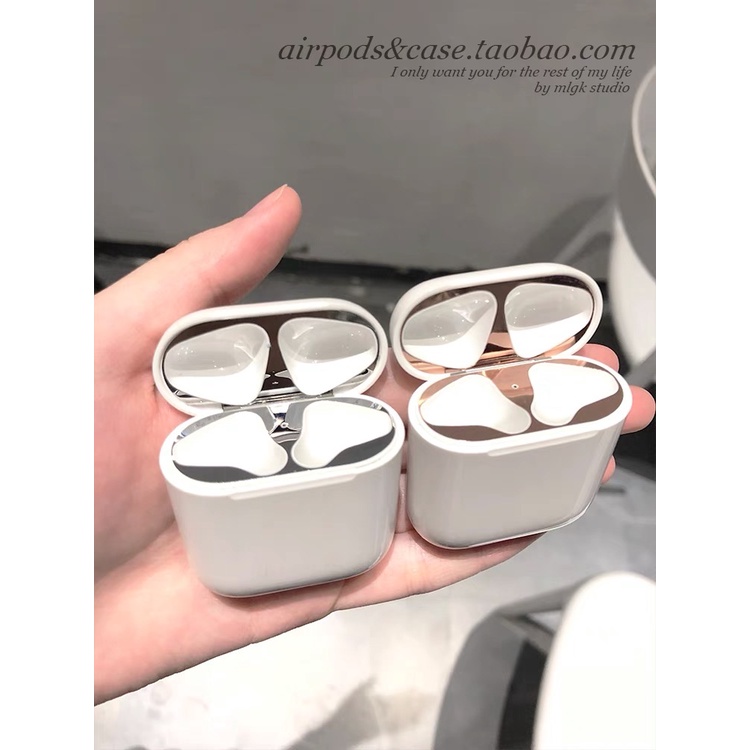 Miếng dán nam châm chống bụi, chống bẩn cho AirPods 1 2 Pro