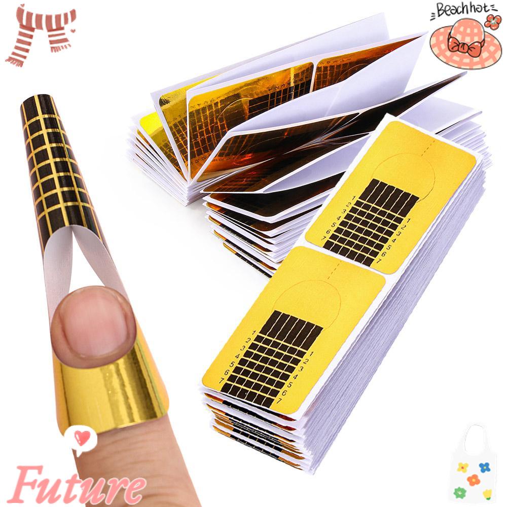 Set 50 / 100 Khuôn Hỗ Trợ Nối Dài Móng Tay Chuyên Nghiệp