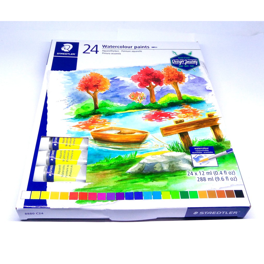 Màu nước cao cấp - STAEDTLER 24 Watercolour paints - 8880C24