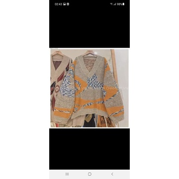 Áo len họa tiết 59k chốt trên live