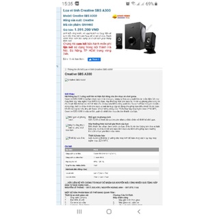 LOA CREATIVE A300 ( 96% )