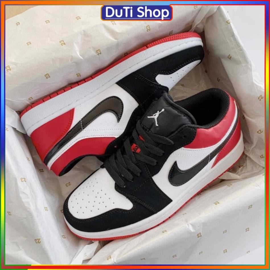 Giày thể thao Jd panda JD 1 thấp cổ đen trắng, Giày air Jodan 1 high panda cổ thấp nam nữ dễ phốí đồ!dutis