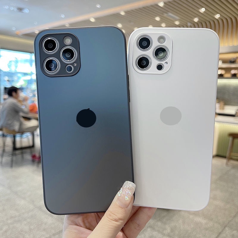 Ốp điện thoại mặt kính nhám thích hợp cho Iphone 12 12 Pro 12 13 Pro Max 11 11 Pro 11 Pro Max Xr Xs Max 7 8 Plus