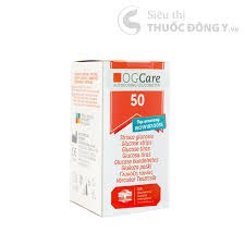 Que sử dụng cho máy đo đường huyết Ogcare (hộp 25/50 que)