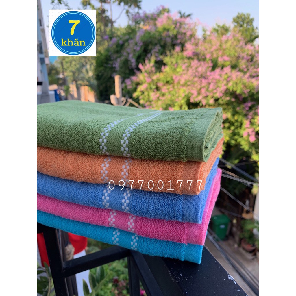 Khăn tắm Hải Cẩu 100% Cotton chính hãng Phong Phú - Mẫu Mới 50x100cm/60x120cm/70x140cm (nhiều màu)