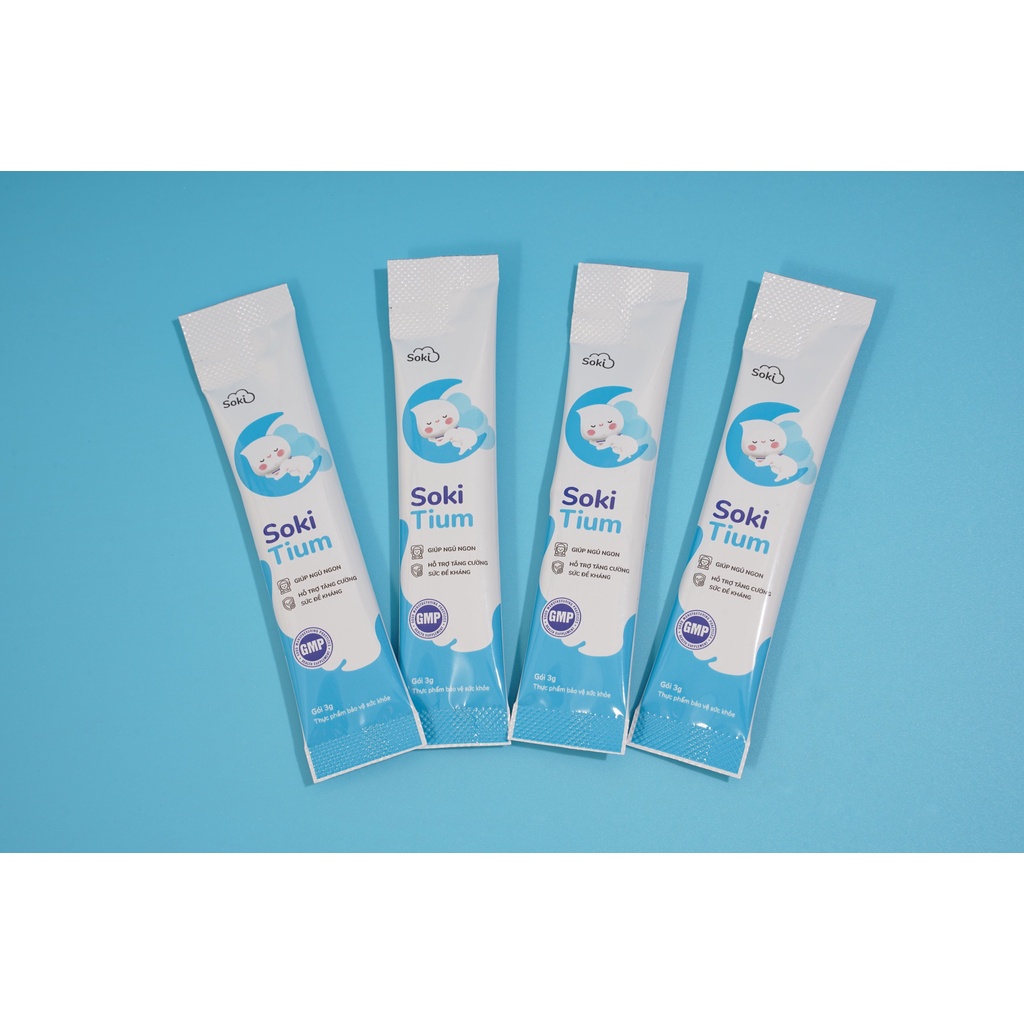 Sữa Ngủ Ngon SOKI TIUM - GIÚP BÉ NGỦ NGON HƠN, SÂU GIẤC