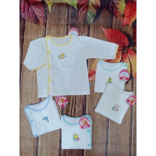 Áo cotton Bibo mềm mịn cho bé từ 3kg đến 9kg
