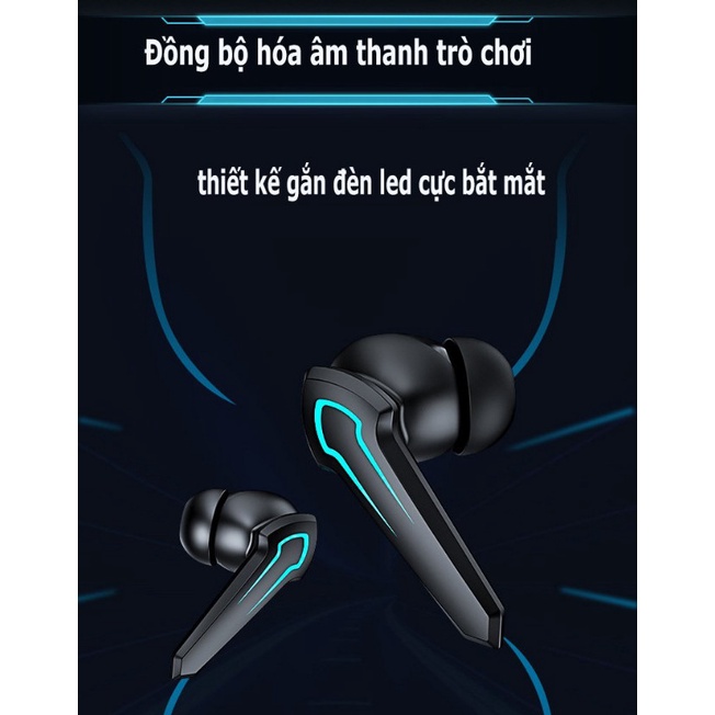 Tai nghe bluetooth gaming Apro366 5.0 TWS, Bass mạnh mẽ, độ trễ cực thấp khi chơi game xịn