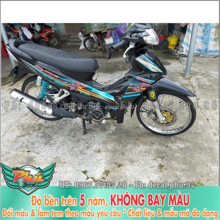 Tem rời Blade đen nhám Hayabusa (B) -1