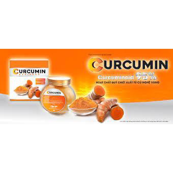 CURCUMIN Baniphar Tinh Bột Nghệ Bắc Ninh Hỗ Trợ Làm Lành Viêm Loét Dạ Dày Lọ 50gr