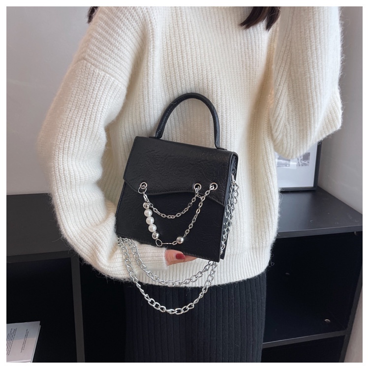 Túi Xách JASMIN NOIR Da PU Đính Ngọc Trai Thời Trang Dành Cho Nữ