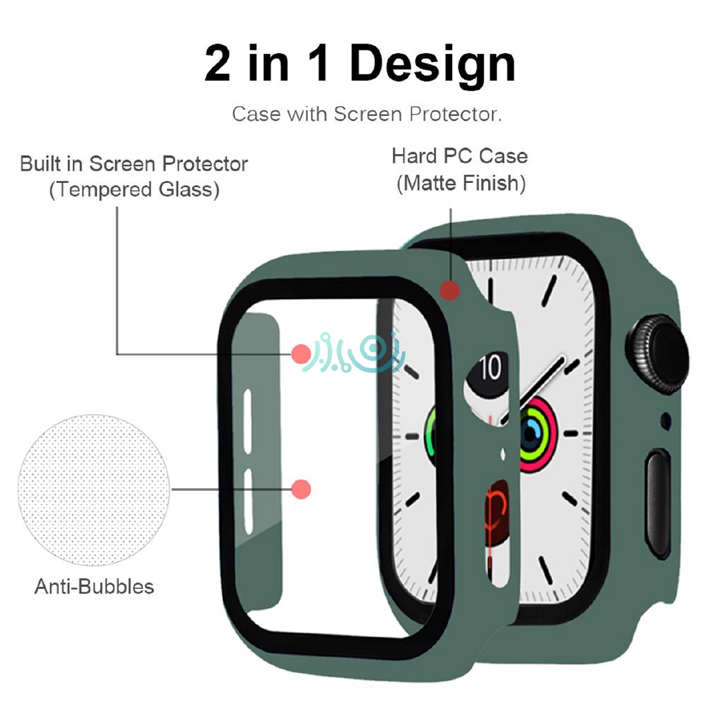 BUMPER Kính Cường Lực Bảo Vệ Mặt Đồng Hồ Apple Watch Series 5 4 44mm 40mm Iwatch 3 42mm 38mm Kèm Phụ Kiện