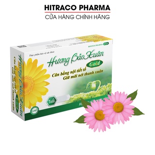 Hương Bảo Xuân Gold Xanh bổ sung collagen đẹp da, tăng nội tiết tố nữ - 30 viên
