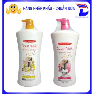 Sữa tắm GOAD MILK ⚡HÀNG NHẬP KHẨU⚡ Thái Lan dưỡng da trắng sáng hiệu quả 1150ml