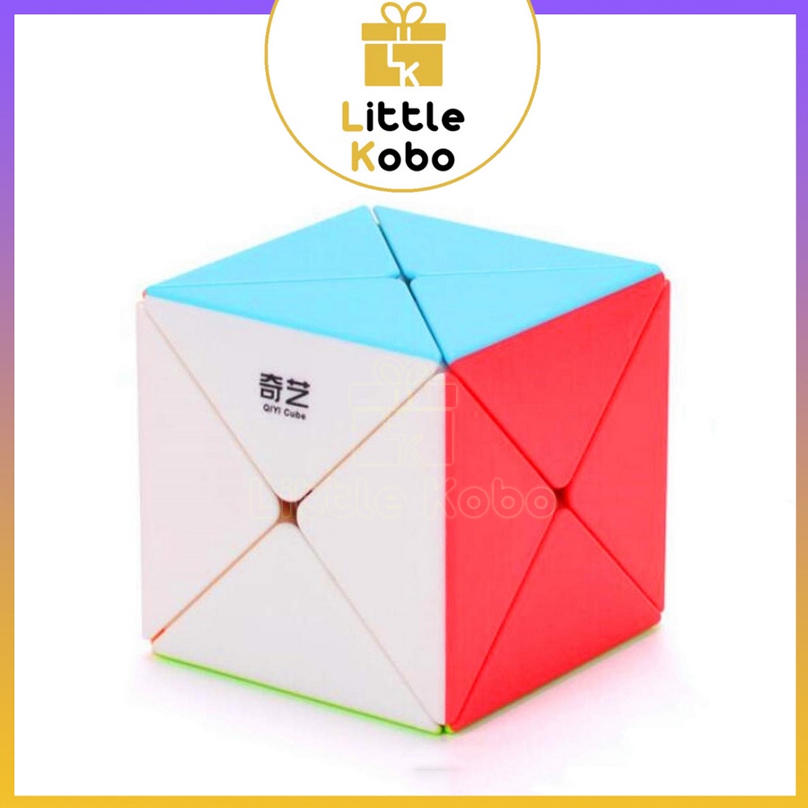 Rubik Biến Thể QiYi Dino Cube Rubic QiYi X Dino Skewb Stickerless Đồ Chơi Trí Tuệ